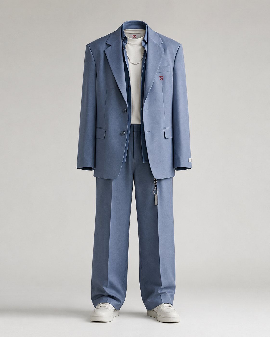 Red Fashion statement Gen Z suit